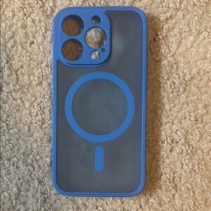 Blue MagSafe Compatible Phone Case